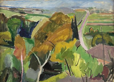 Autumn Landscape, Lot et Garonne by Mildred Bendall